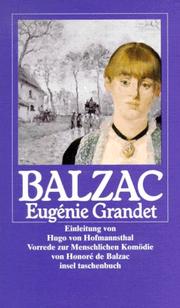 Cover of: Eugenie Grandet. by Honoré de Balzac