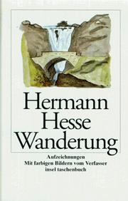 Cover of: Wanderung. Großdruck. Aufzeichnungen.