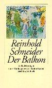 Cover of: Der Balkon. Aufzeichnungen eines Müßiggängers in Baden- Baden. by Reinhold Schneider