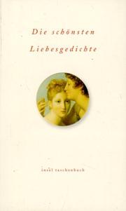 Cover of: Die schönsten Liebesgedichte.