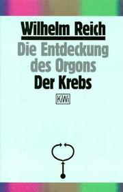 Cover of: Die Entdeckung des Orgons 2. Der Krebs.