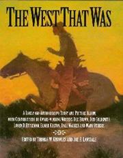 Cover of: The West that was