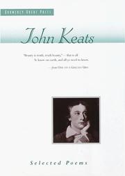 Cover of: Selected poems by John Keats