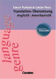 Cover of: Translation: Übersetzung.