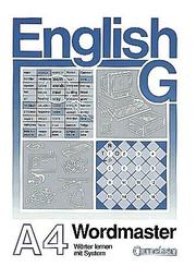 Cover of: English G, Ausgabe A, Zu Band 4 Wordmaster