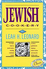 Cover of: Jewish Cookery