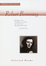 Selected poems by Robert Browning