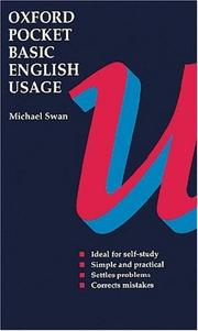 Cover of: Oxford Pocket Basic English Usage.