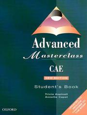 Cover of: Advanced Masterclass CAE, Student's Book