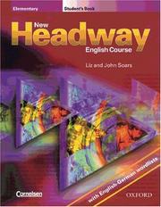 Cover of: New Headway English Course, Elementary, Student's Book, w. English-German wordlists