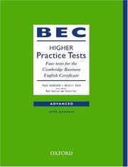 Cover of: BEC Practice Tests, Tests with Key