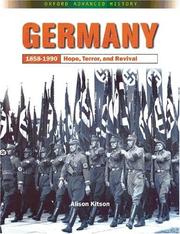 Cover of: Germany 1858-1990 by Alison Kitson