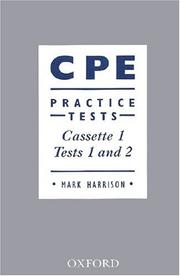 Cover of: CPE Practice Tests. 2 Cassettes.
