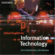Cover of: Oxford English for Information Technology by Eric H. Glendinning, John McEwan, John MacEwan