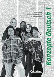 Cover of: Konzepte Deutsch 1 - Arbeitsbuch: Deutsch als Fremdsprache für Fortgeschrittene