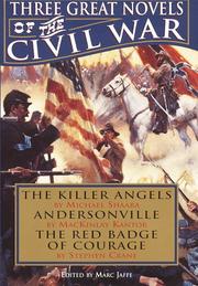 Cover of: Three great novels of the Civil War