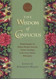 Cover of: The wisdom of confucius by Confucius
