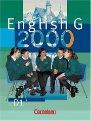 Cover of: English G 2000, Ausgabe D, Bd.1, Schülerbuch, 5. Schuljahr