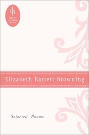 Cover of: Elizabeth Barrett Browning by Elizabeth Barrett Browning