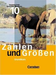 Cover of: Zahlen und Größen, Gesamtschule Nordrhein-Westfalen, EURO, Klasse 10, Grundkurs