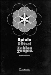 Cover of: Spiele, Rätsel, Zahlen. Kopiervorlagen.