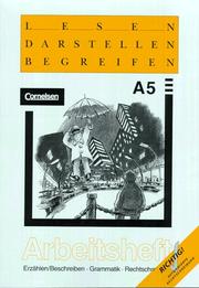 Cover of: Lesen, Darstellen, Begreifen, Ausgabe A, neue Rechtschreibung, 5. Schuljahr