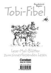 Cover of: Tobi-Fibel, Grundschule Bayern, neue Rechtschreibung, Lese-Mal-Blätter