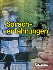 Cover of: Spracherfahrungen, neue Rechtschreibung, Neue Ausgabe, Schülerbuch by Joachim Brommer, Ramona Hubbes, Karl-Heinz Jahn, Franz Hebel