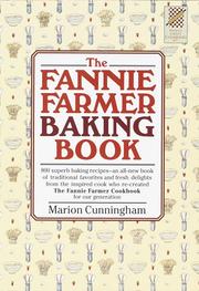 Cover of: The Fannie Farmer baking book by Marion Cunningham
