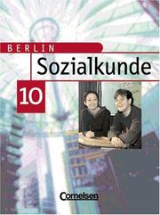 Cover of: Sozialkunde 10. Schülerbuch. Berlin. (Lernmaterialien) by Hartmut Klüver, Christian Ernst, Karl-Heinz Holstein