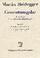 Cover of: Gesamtausgabe, Kt, Bd.67, Metaphysik und Nihilismus