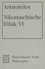 Cover of: Nikomachische Ethik 6.