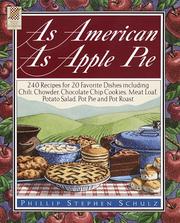 Cover of: As American as apple pie | Phillip Stephen Schulz
