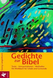 Cover of: Gedichte zur Bibel. Texte - Interpretationen - Methoden.