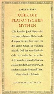 Cover of: Über die platonischen Mythen.