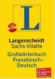 Cover of: Langenscheidts Großwörterbuch, Französisch by Erich. Weis