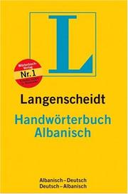 Cover of: Langenscheidts Handwörterbuch, Albanisch