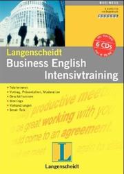 Cover of: Business English Intensivtraining. 5 CDs und Begleitbuch. (Lernmaterialien) by Lynn Weston, Eleanor Halsall, Chris Bye, Georgina Hodge, Helga Williams