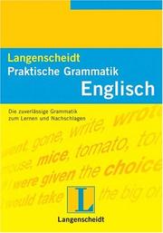Cover of: Langenscheidts Praktische Grammatik, Englisch