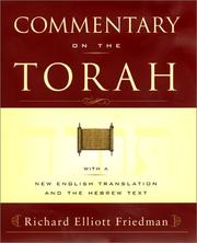 Cover of: Commentary on the Torah by Richard E. Friedman