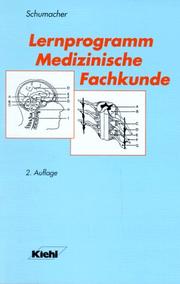 Cover of: Lernprogramm Medizinische Fachkunde.