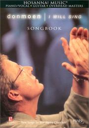 Cover of: I Will Sing by Don Moen