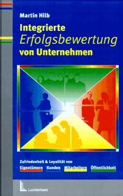 Integrierte Erfolgsbewertung von Unternehmen by Martin Hilb