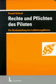 Cover of: Rechte und Pflichten des Piloten.