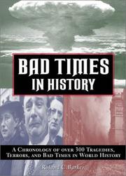 Cover of: Bad Times in History by Roland Barker