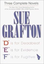 Cover of: Three complete novels by Sue Grafton, Sue Grafton