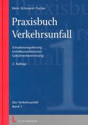 Cover of: Praxisbuch Verkehrsunfall.