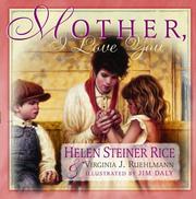 Cover of: Mother, I love you by Helen Steiner Rice