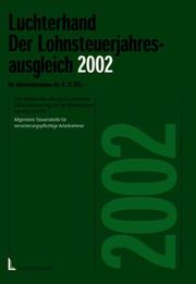 Cover of: Luchterhand. Der Jahresausgleich 2002.