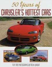 Cover of: 50 Years of Chrysler's Hottest Cars